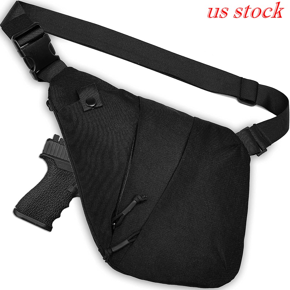 Tactical Crossbody Sling Bag Handgun Holster Bag Concealed Carry Bag EDC Carry