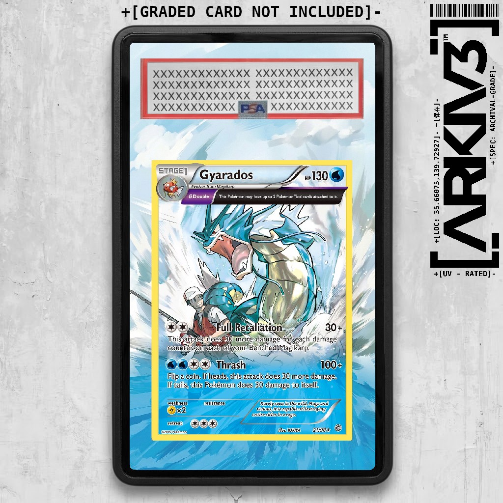 PSA/TAG Gyarados (21/98) Extended Art Graded Case