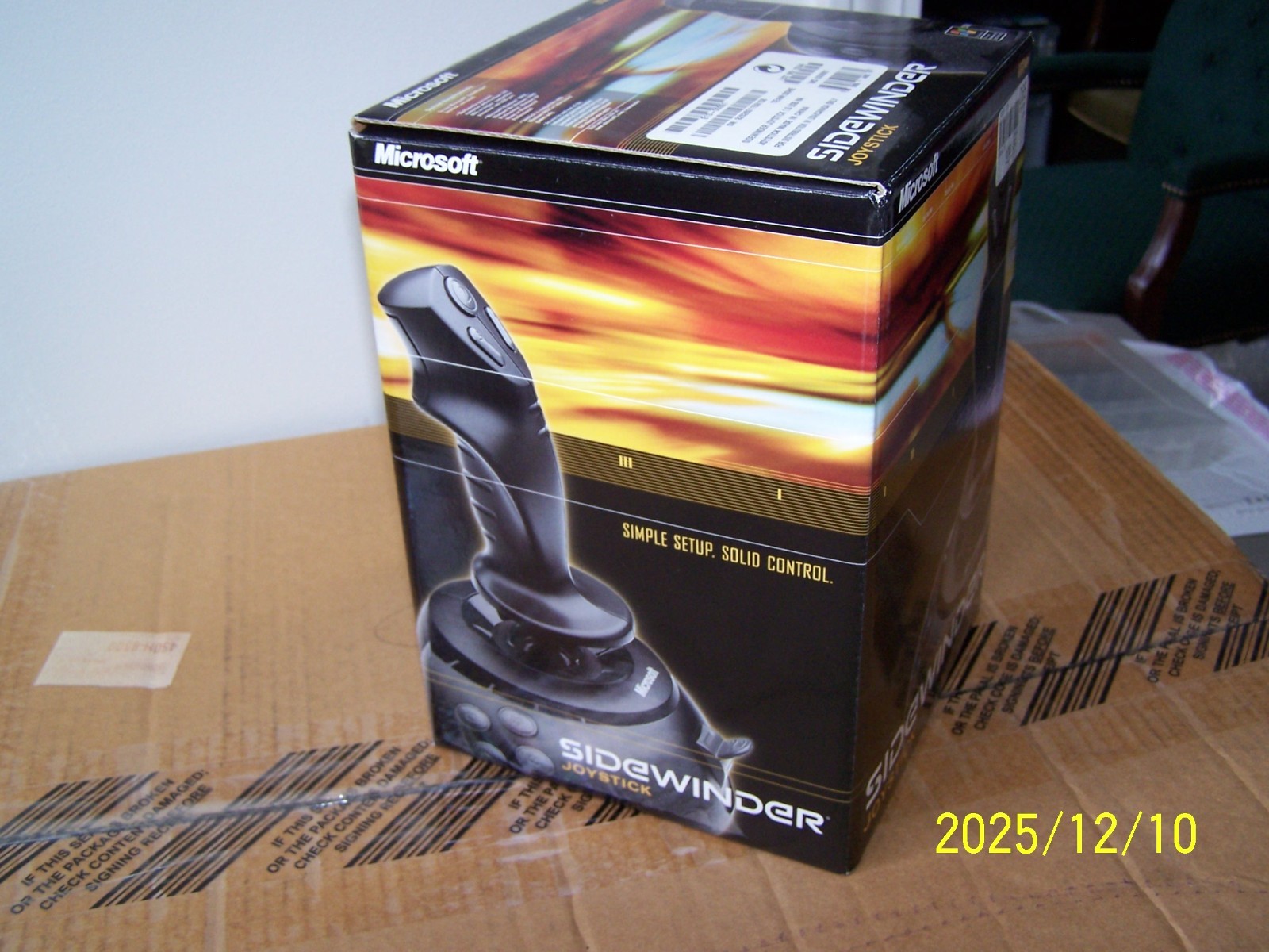 Never Used - Still in Box - Microsoft Sidewinder Joystick