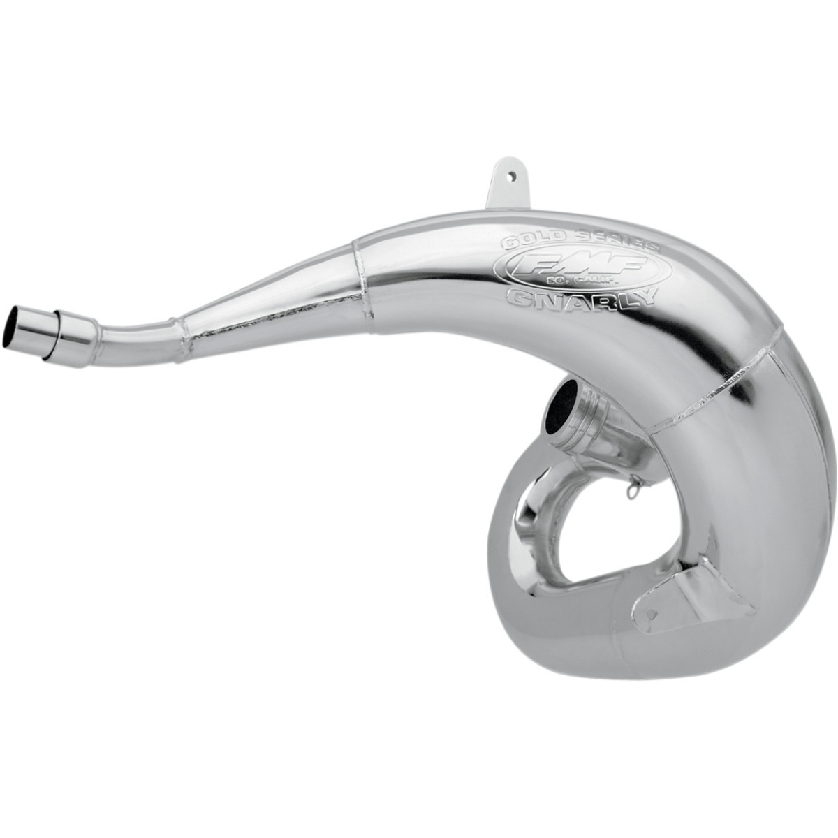 FMF Gnarly Exhaust Pipe | Nickel Plated | '18-19 Gas Gas 250/300cc 2T (025218)