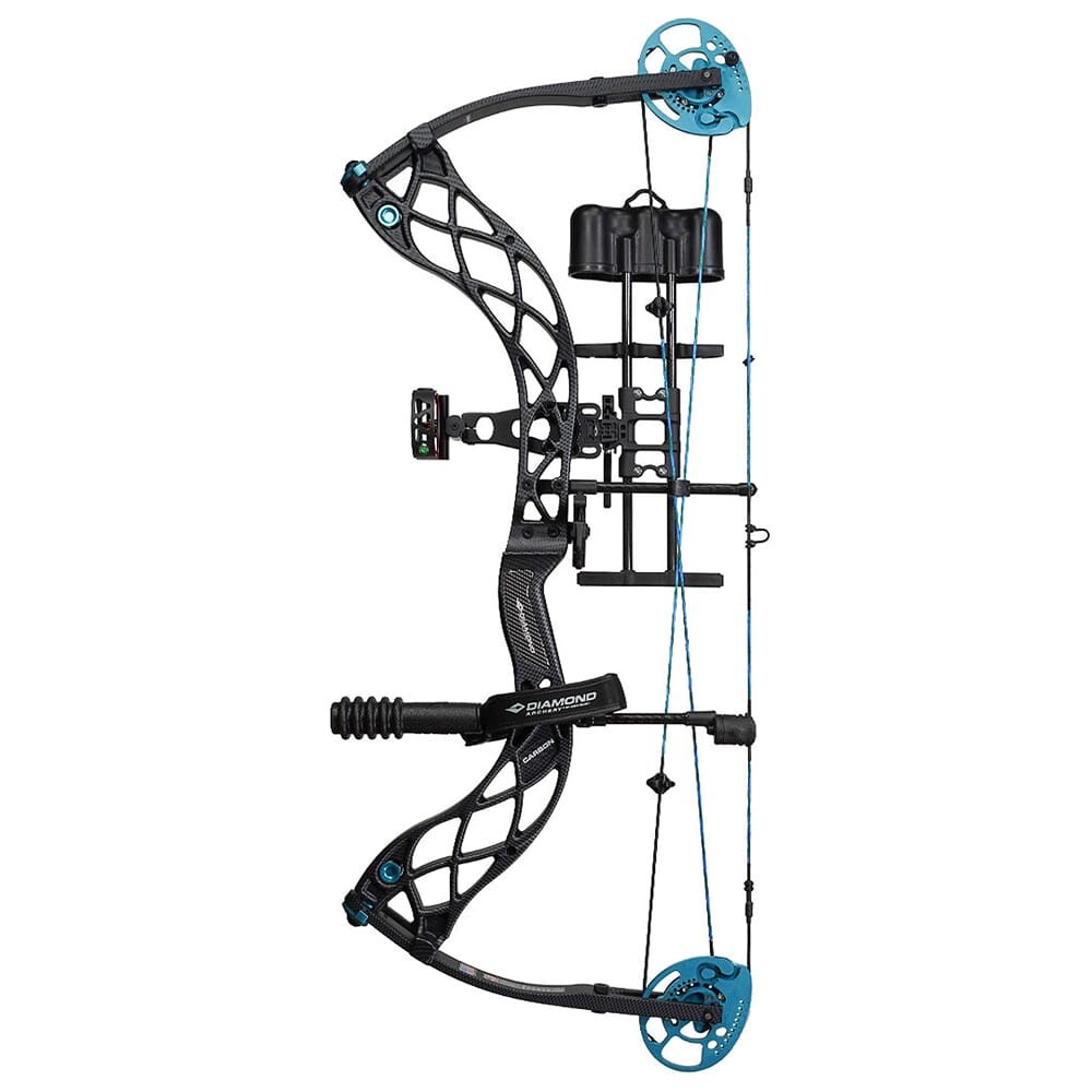 Diamond Archery Carbon Knockout RH 50# Black Compound Bow (B13384): BRAND NEW
