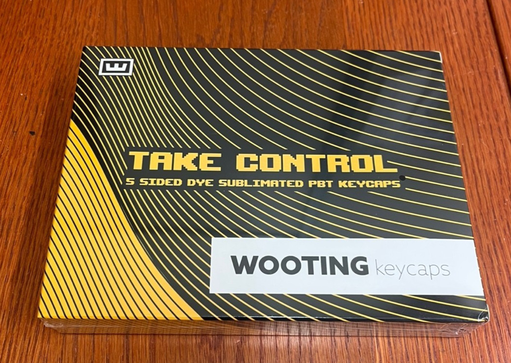 wooting keycaps US-ANSI 5 side dye-sub PBT Keycap set - Take control