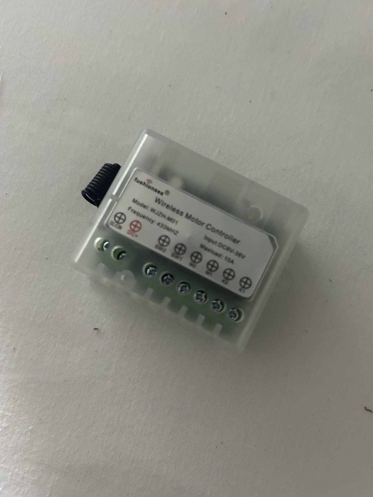 WJZH-M01 433MHz Wireless Motor Controller DC 8-36V 10A Linear Actuator