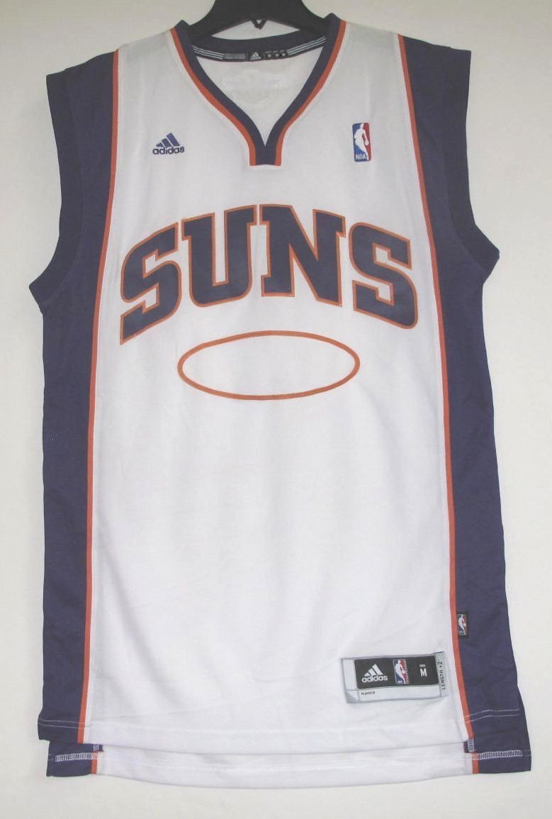 ADIDAS PHOENIX SUNS SWINGMAN BLANK TEAM WHITE JERSEY 2XL