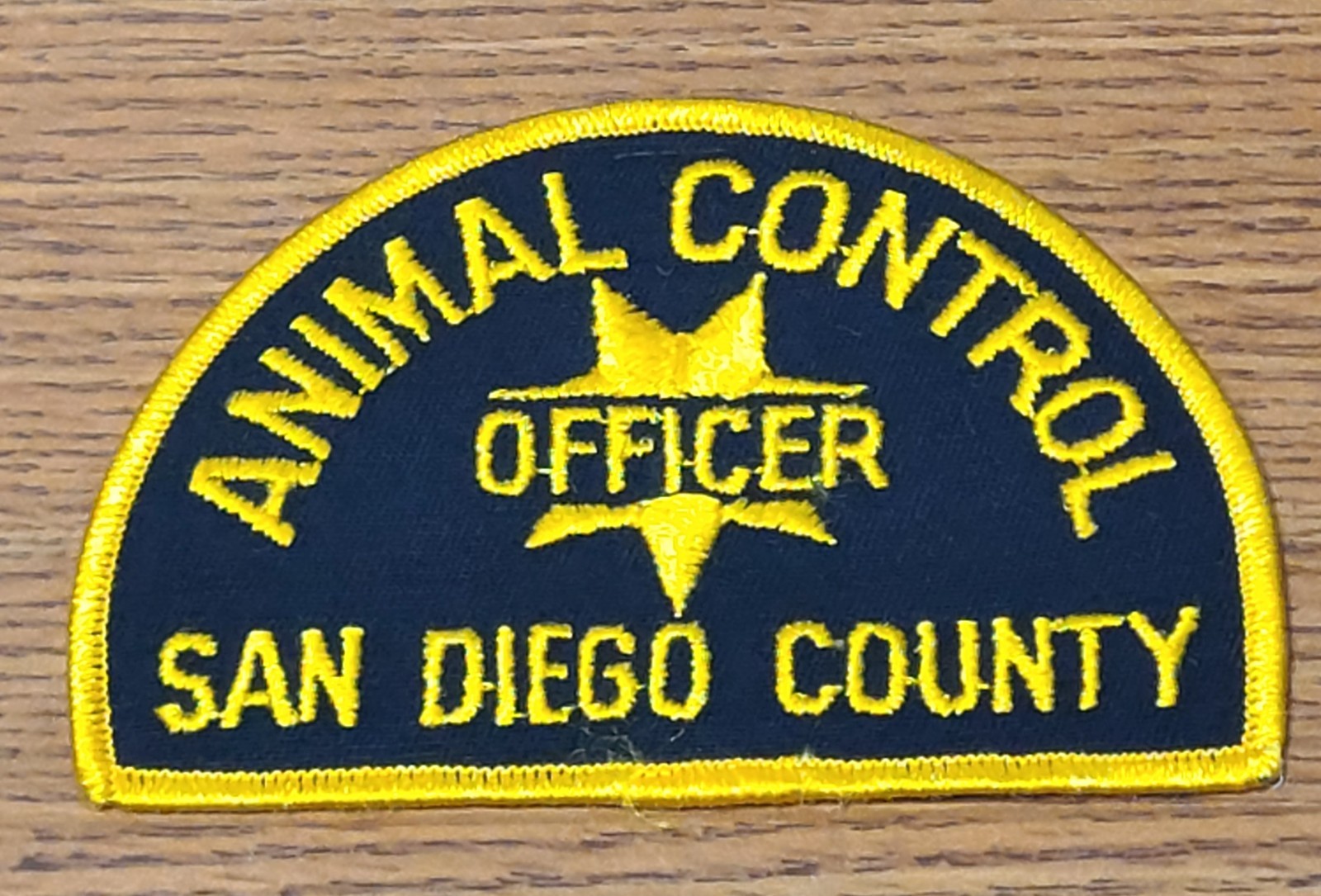 CA - San Diego County California Animal Control Officer Vintage ACO Patch