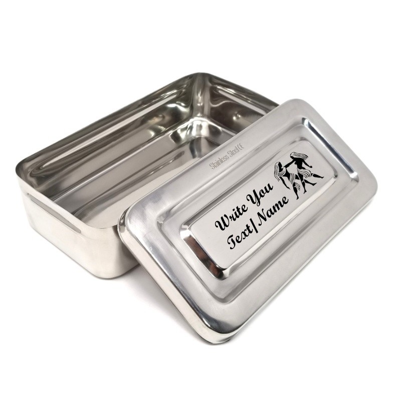 Personalize Gemini Zodiac Star-Born Stainless Steel Box for May June Soul 8L4W2H