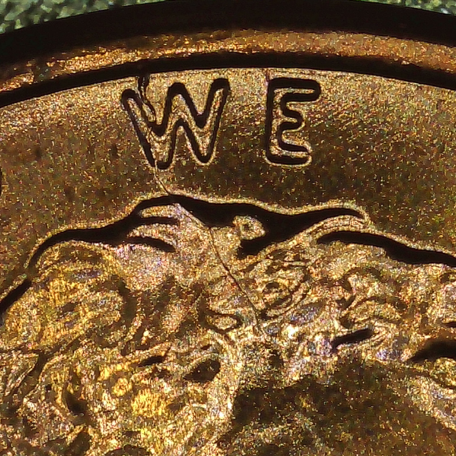 2022 P Lincoln spike Head Penny Red high luster