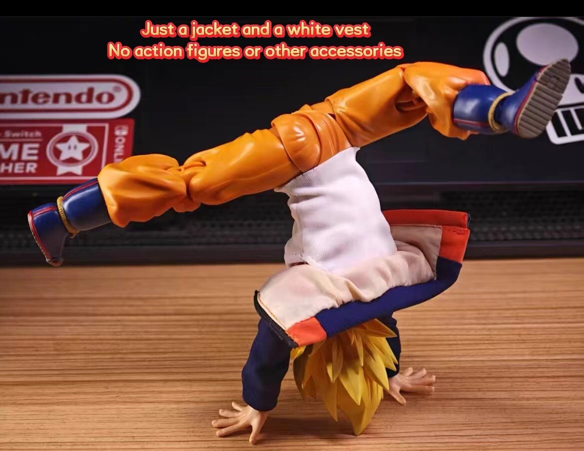 custom 1/12 shf full power goku Jacket Set（No Figure）
