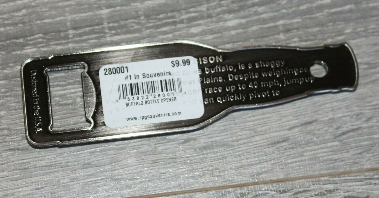 BUFFALO BREW Bottle Opener NEW