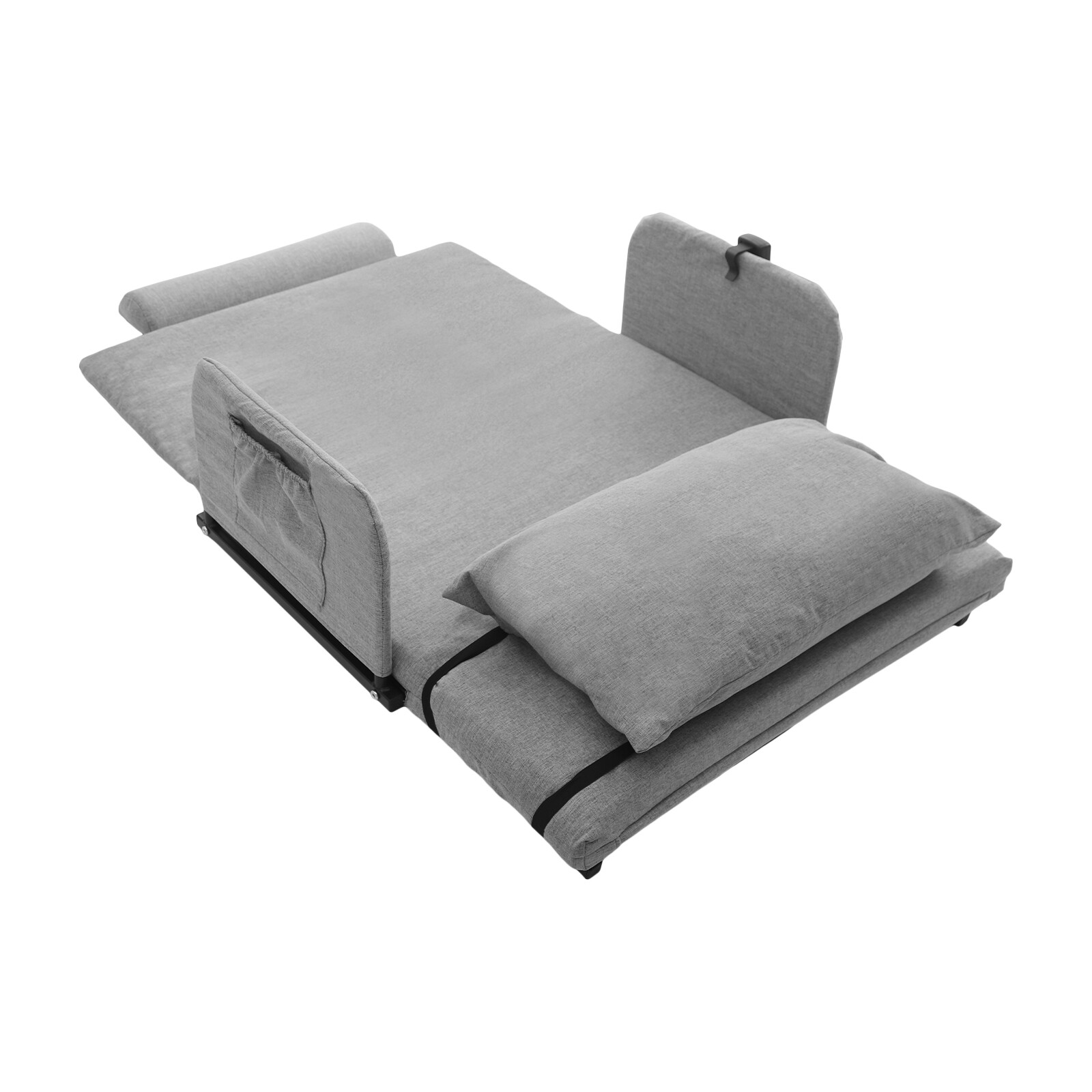 Grey Electric Lifting Adjustable Bed Back Rest Electric Lift Backrest Bed GIFT