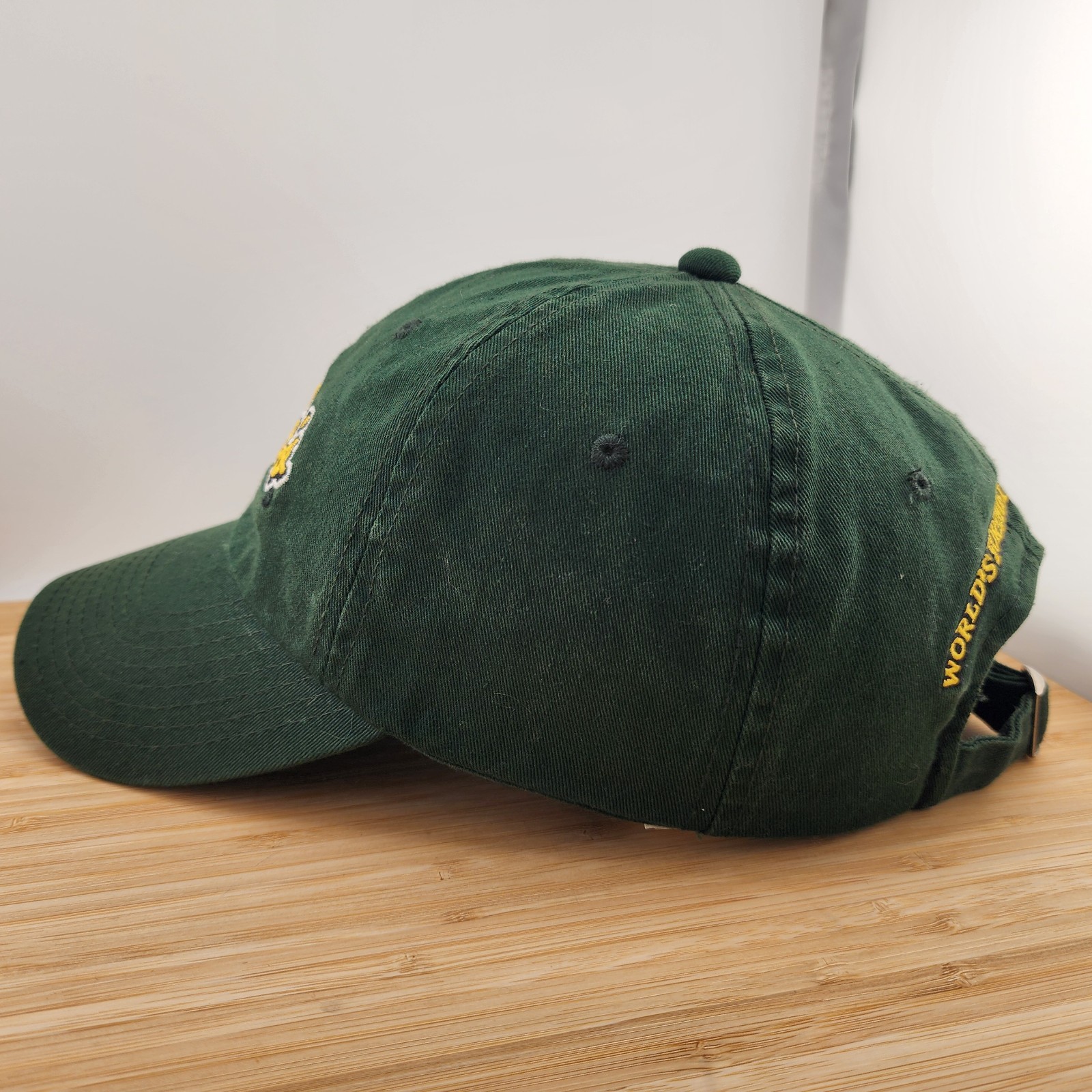 Cabela's Hat, Green, Cabelas Script Dap Cap, Unstructured, Cotton, Strapback