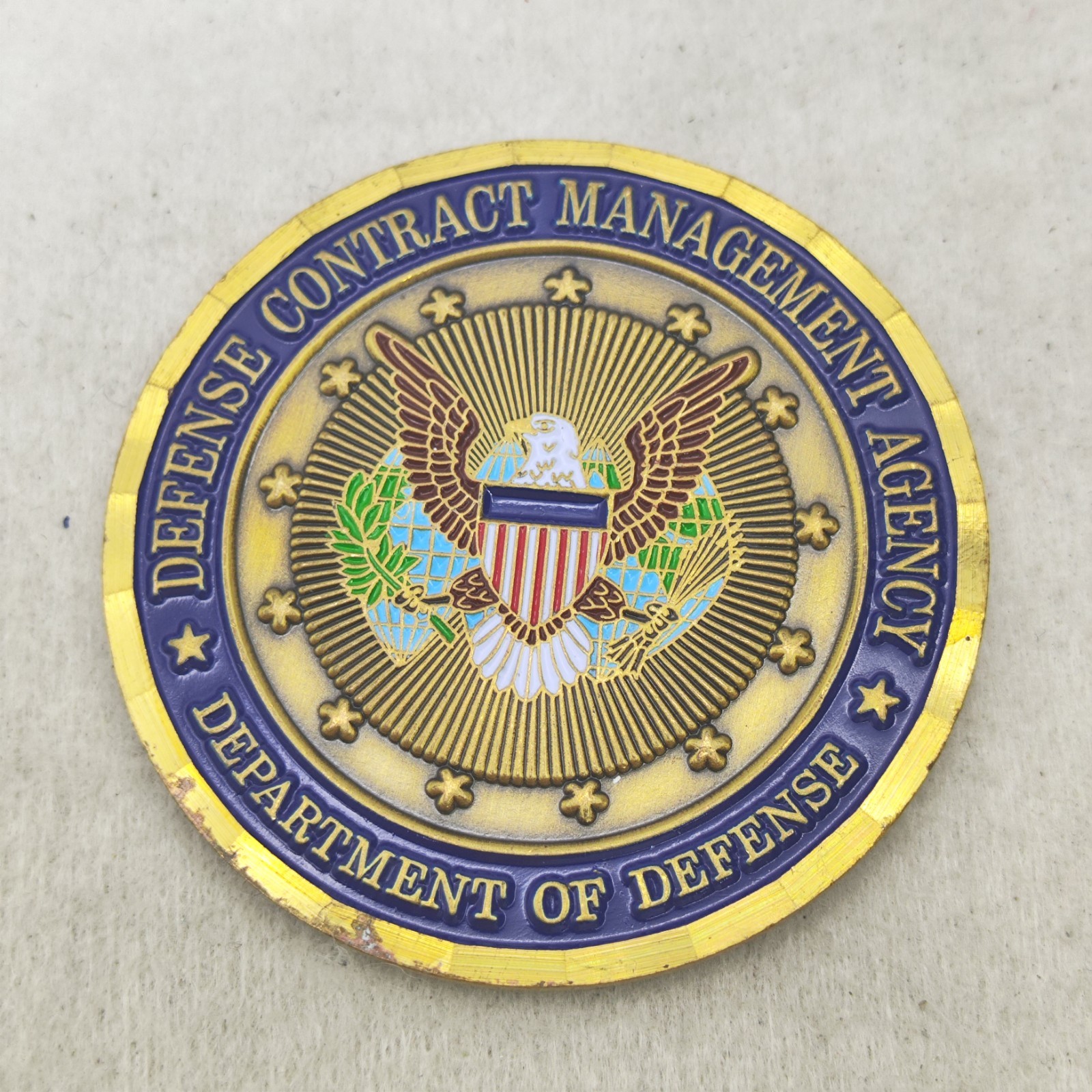 DCMA Manassas Commander for Exceptional Pride in Performance Challenge Coin