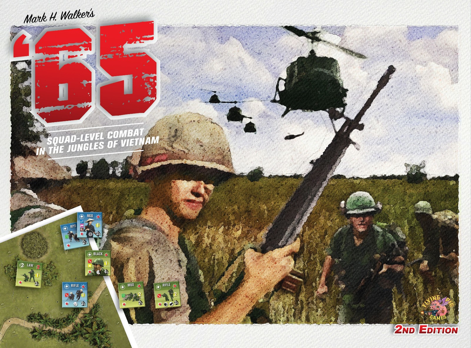 Flying Pig Games '65: Squad Level Combat In The Jungles Of Vietnam 2nd Ed. NISW
