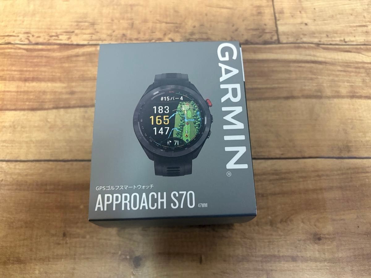 Garmin Approach S70 Premium GPS Golf Watch 47mm Black Wi-Fi Bluetooth
