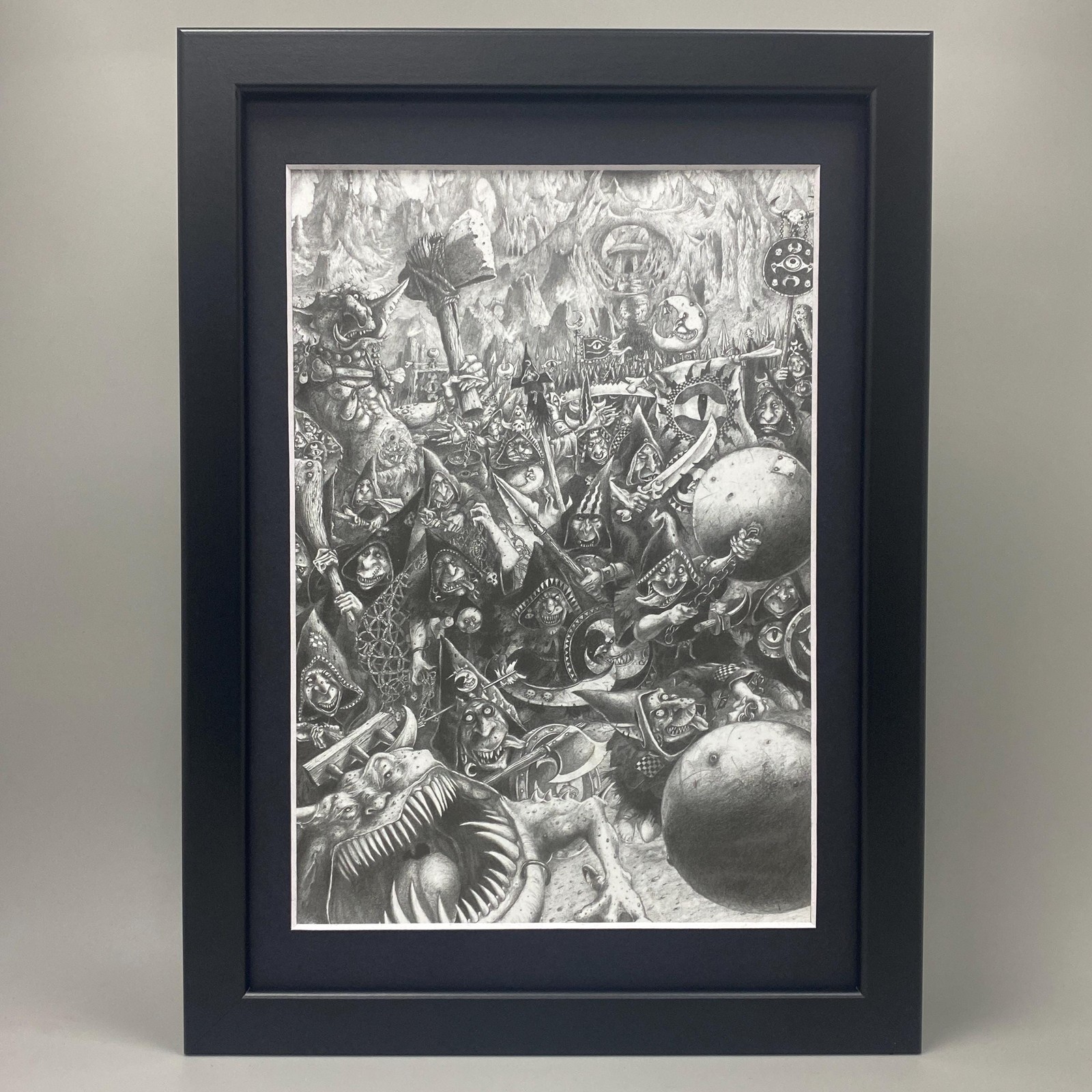 NIGHT GOBLINS FRAMED ART ORCS GLOOMSPITE WARHAMMER AGE OF SIGMAR OLD WORLD AOS