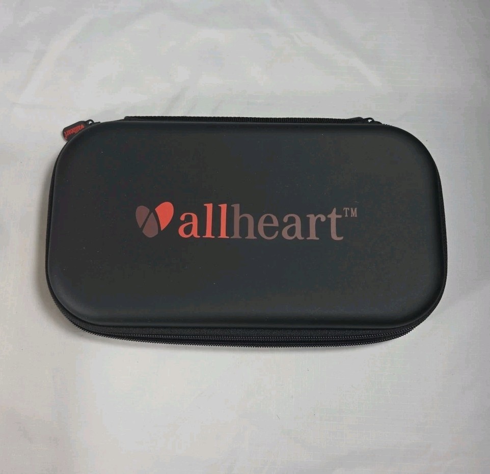 Allheart Hard Double Zipper Travel Stethoscope Case w/Removeable Insert