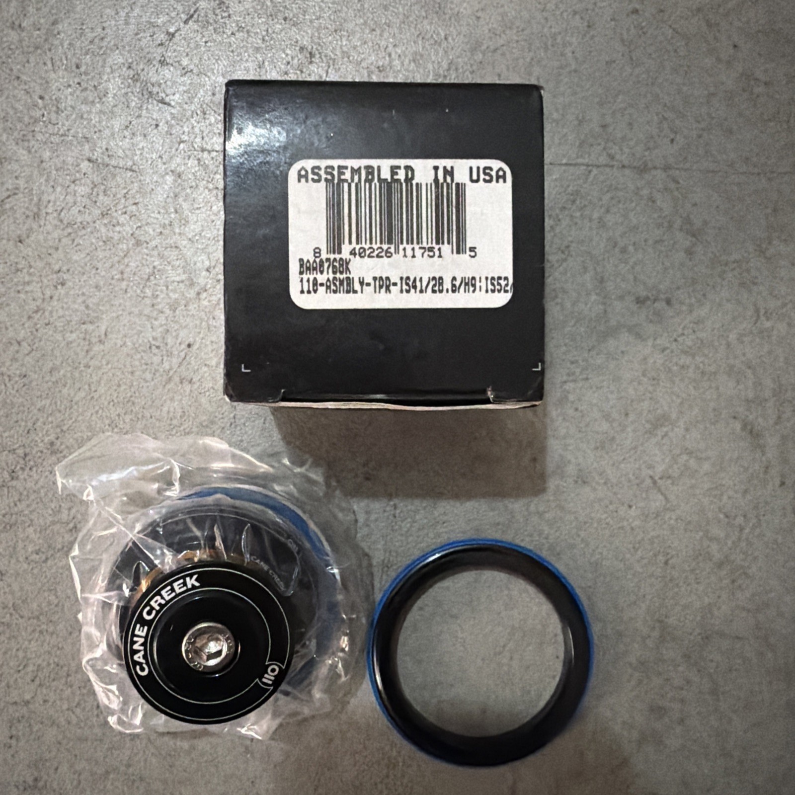 Cane Creek 110 IS Headset (Black) (1-1/8")