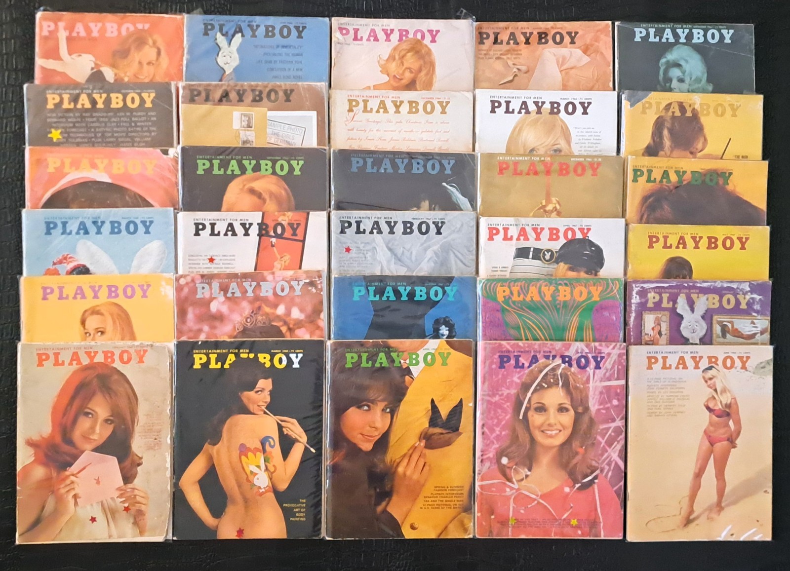 1967 Play Boy Magazines OOP Vintage New Inventory Added