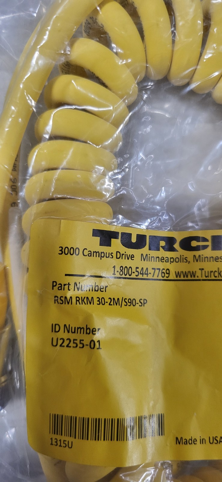 RSM RKM 30-2M/S90-SP (U2255-01) Turck