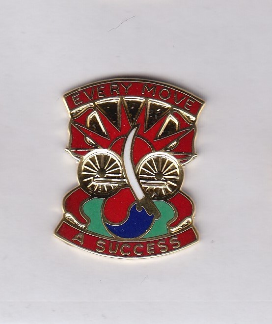 US Army 3rd Transportation Brigade crest DUI badge G-23