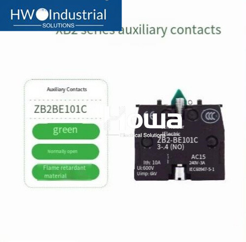 5PCS New Electrical Button Indication Contact Module ZB2BE101C ZB2BE101C 1NO