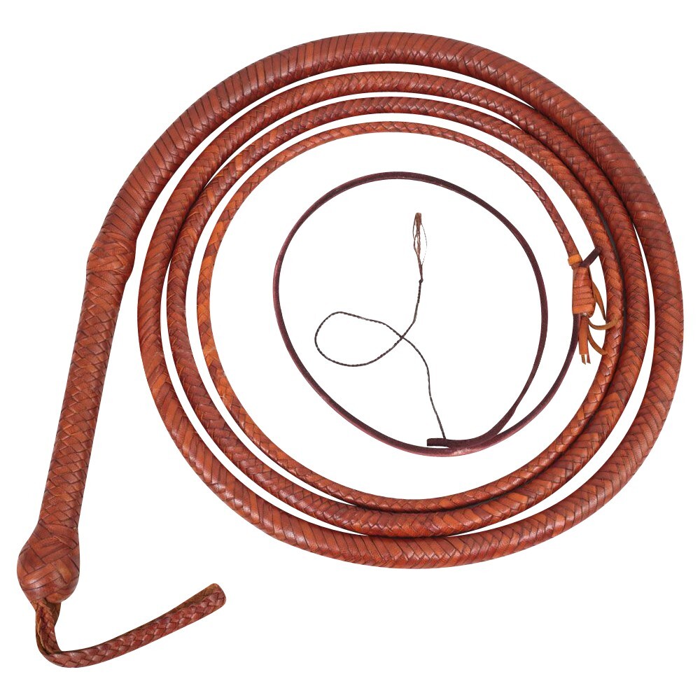 Leather Bullwhip 4–16 Foot | 16-Plait Handmade Inspired Functional Bull Whip