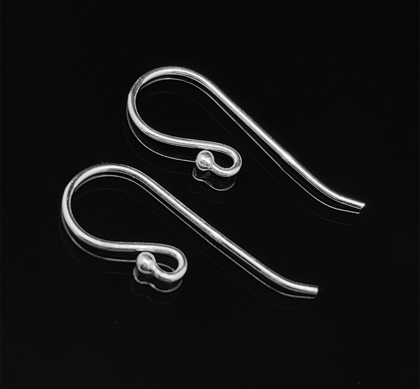 5 Pairs 925 Sterling Silver FISH HOOK EARWIRES Earring JEWELLERY Findings