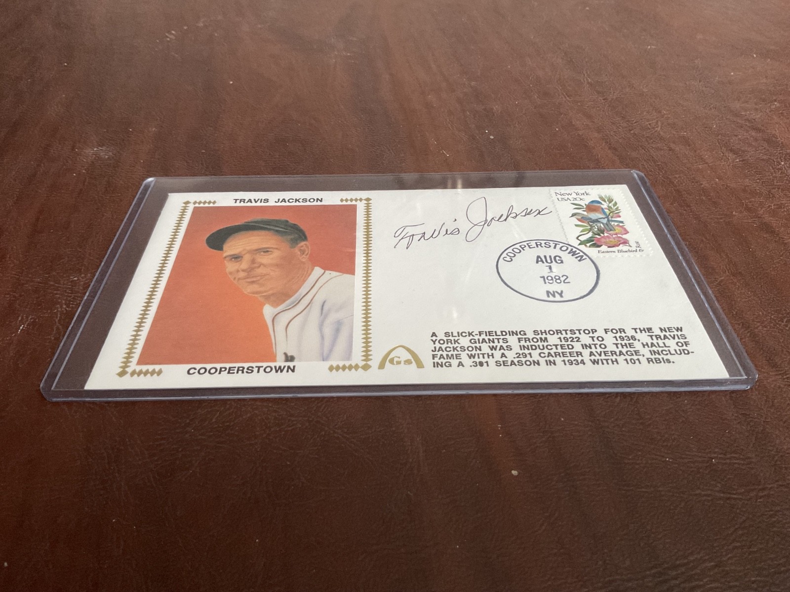 Travis Jackson Hof Induction 1982 Cache