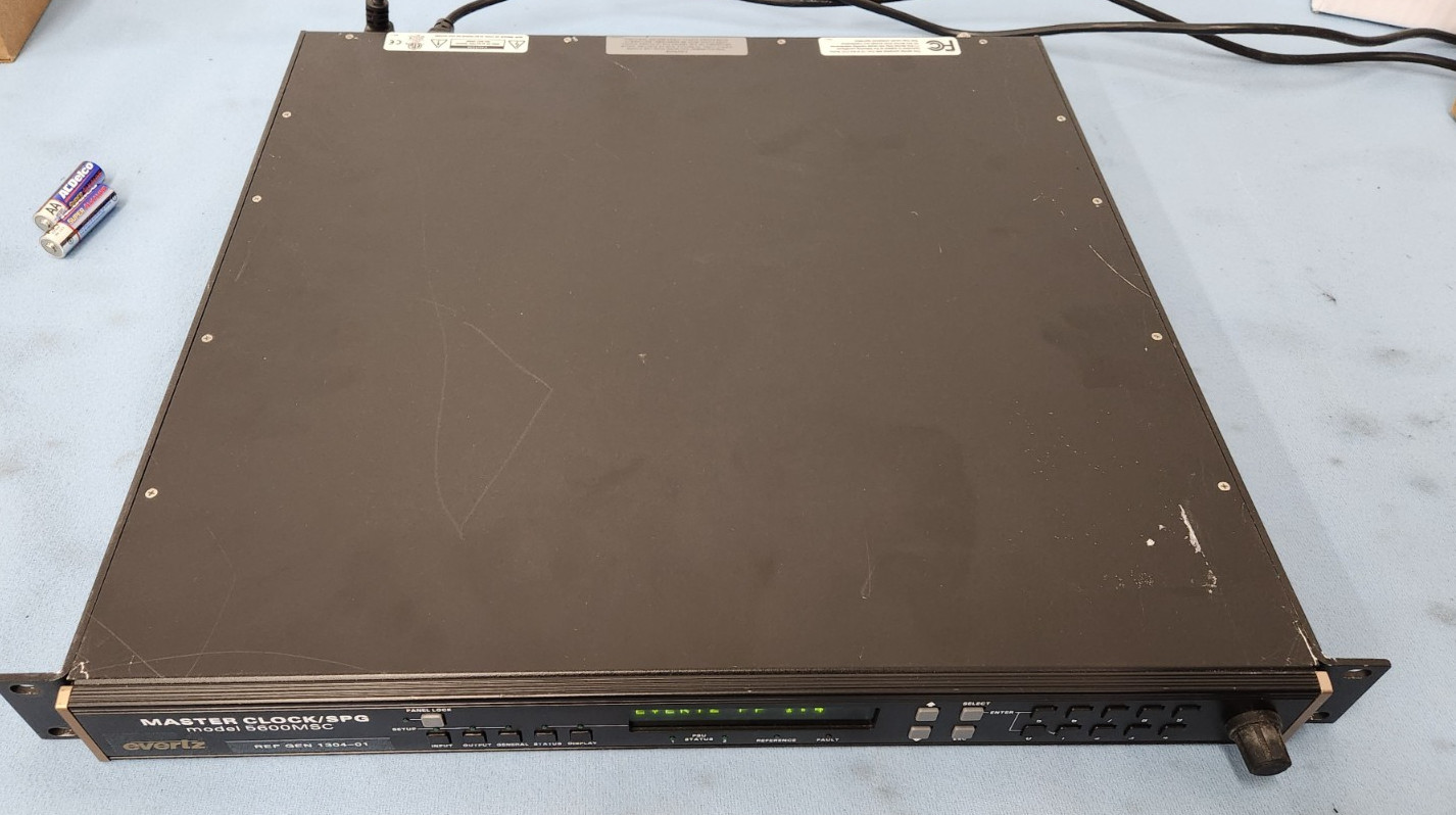 Evertz 5600MSC Master Sync Clock Generator / SPG