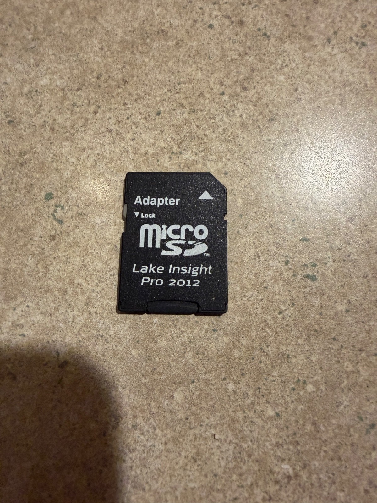 Lowrance Lake Insight Pro 2012 micro sd with adapter
