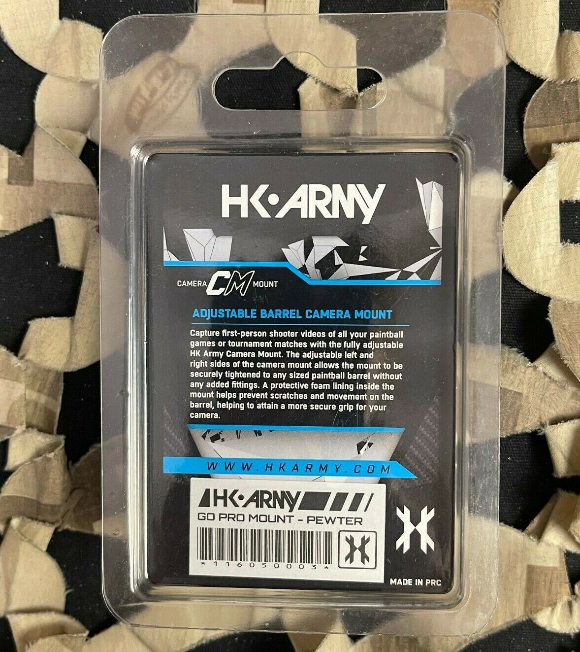 NEW HK Army Barrel Camera Mount - Pewter