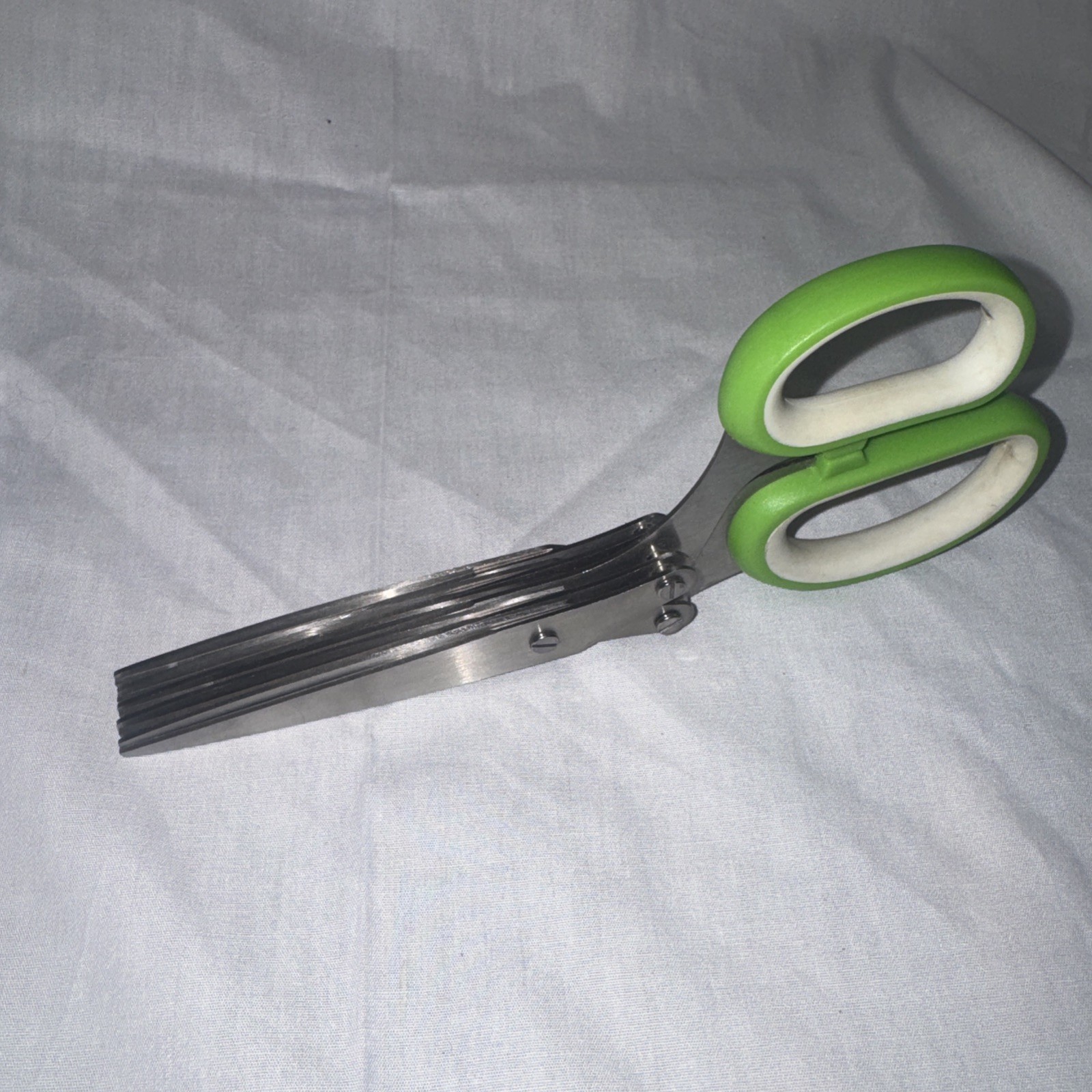 Herb Scissors Chop Herbs Easily with 5 Blade Scissors Onion Cutter Kitchen Tool