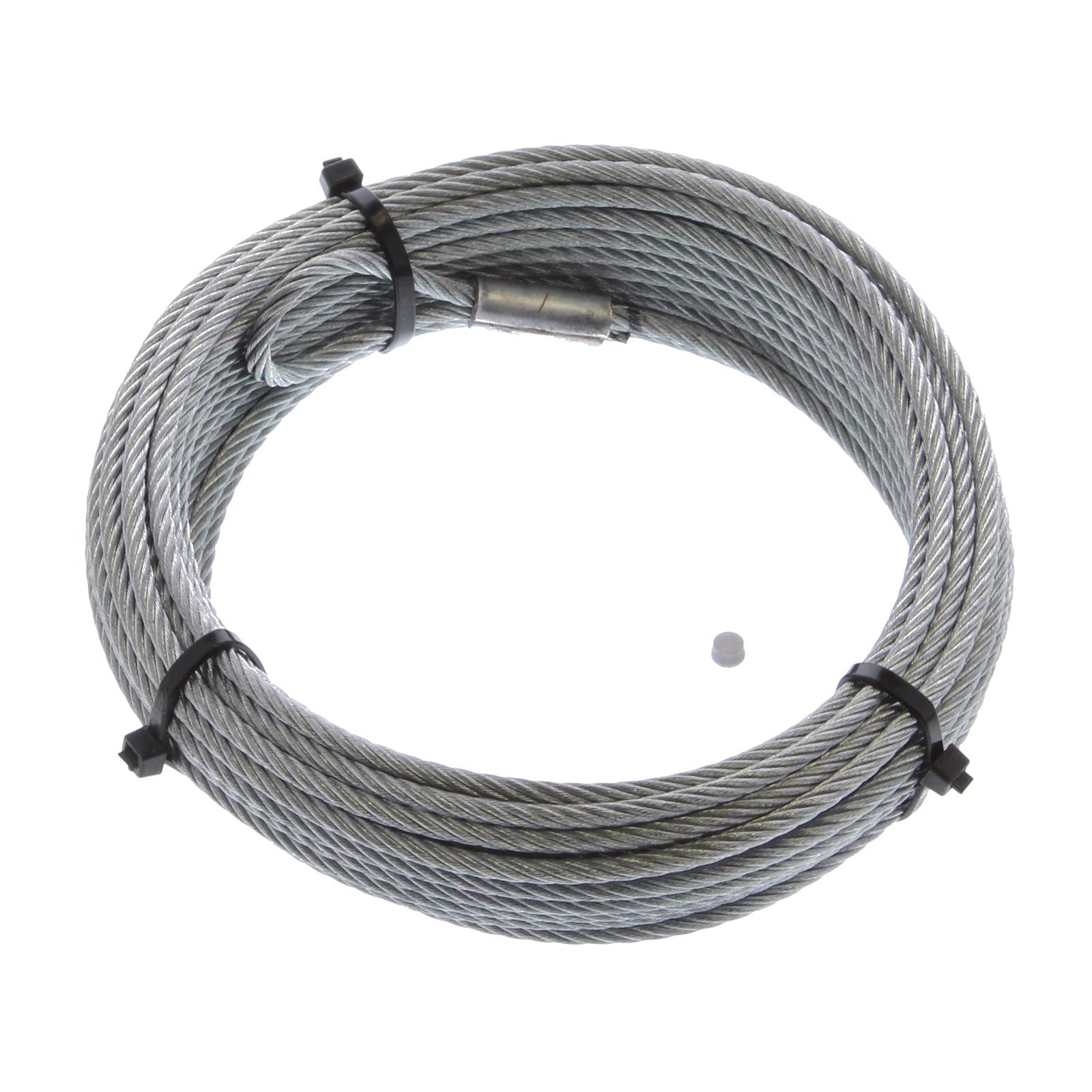 Warn 60076 Replacement Wire Rope Steel 0.187" Diameter 50 ft. Length Each