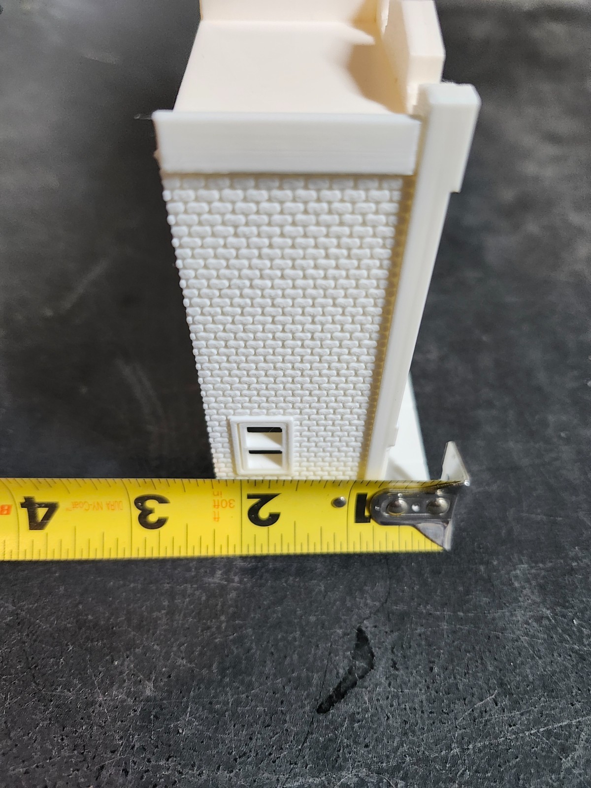 3D Printed Main Street #1 Background Flat Building Set. HO Scale