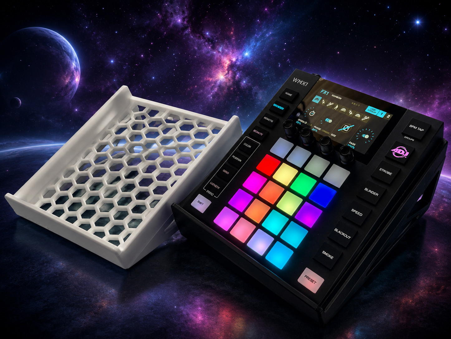 Wolfmix DMX Lighting Controller Slant Stand