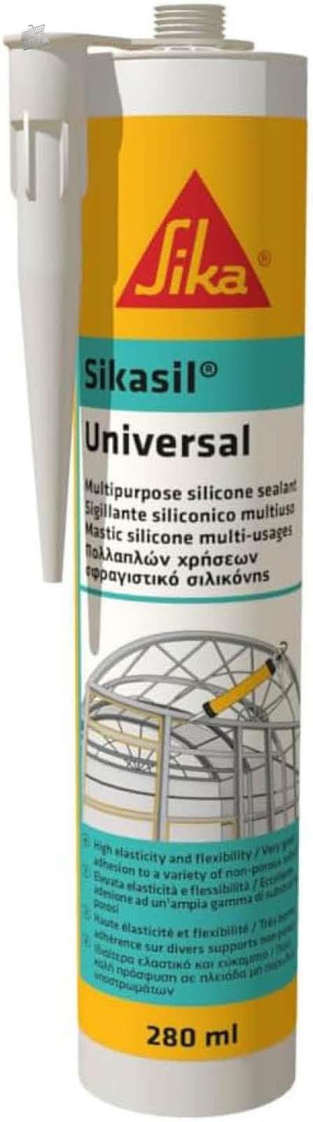 Sil Silicone Universal Transparent Sealer Waterproof Indoor Outdoor 280m