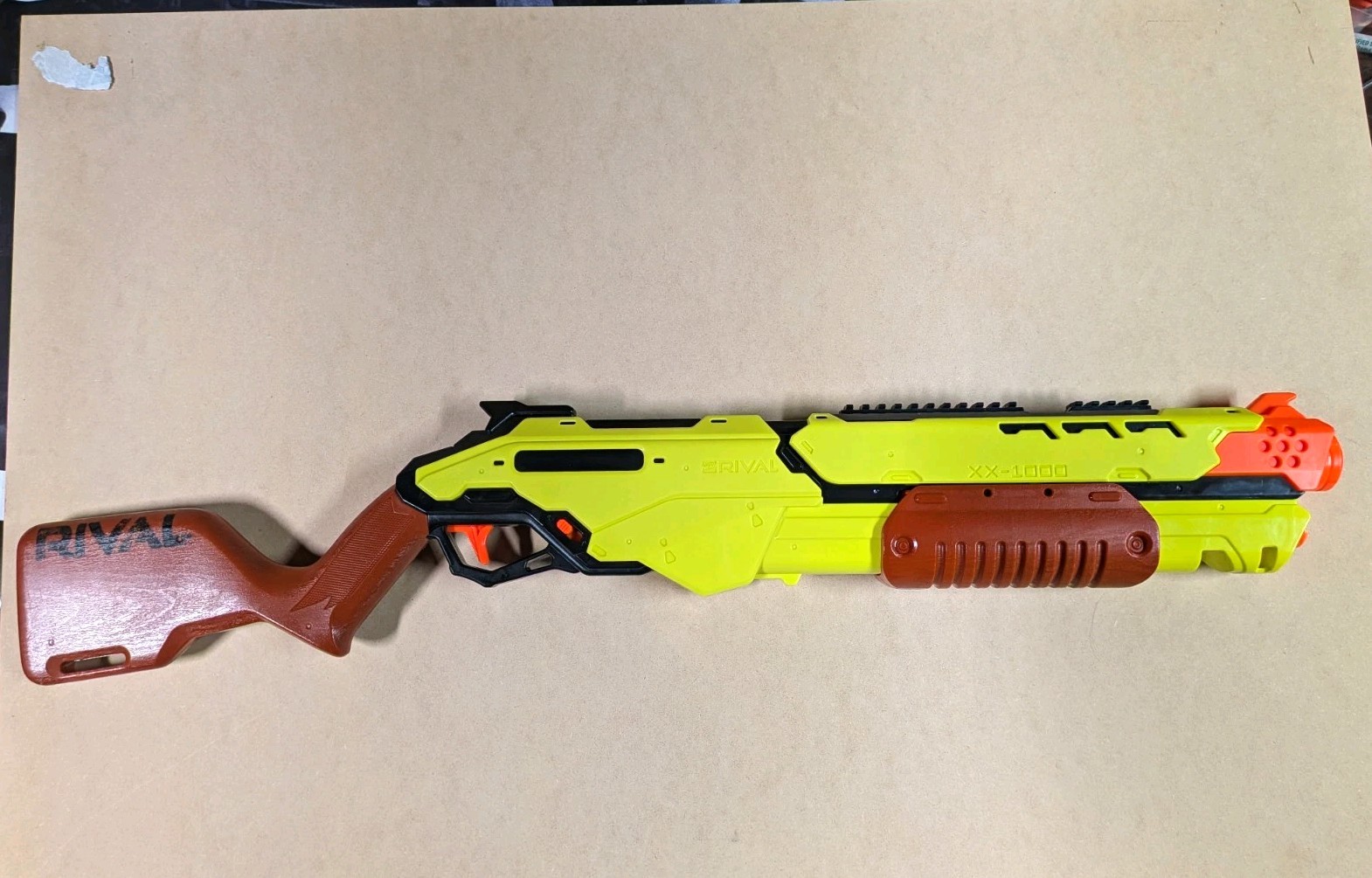 NERF Rival Saturn XX-1000 Blaster Lime Green/Brown, MPN E2658