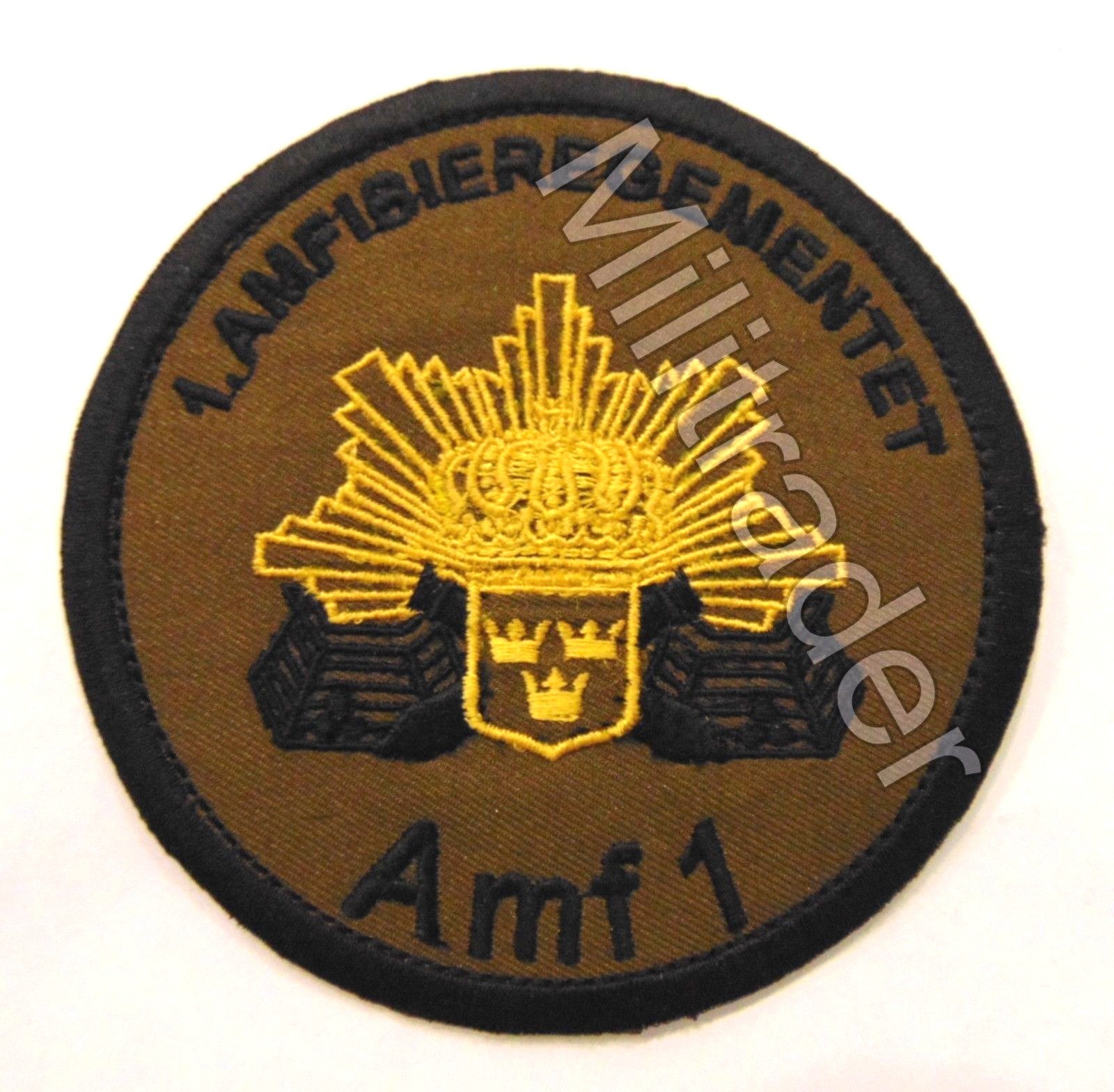 Sweden Swedish Navy Amphibious Amf1 Patch
