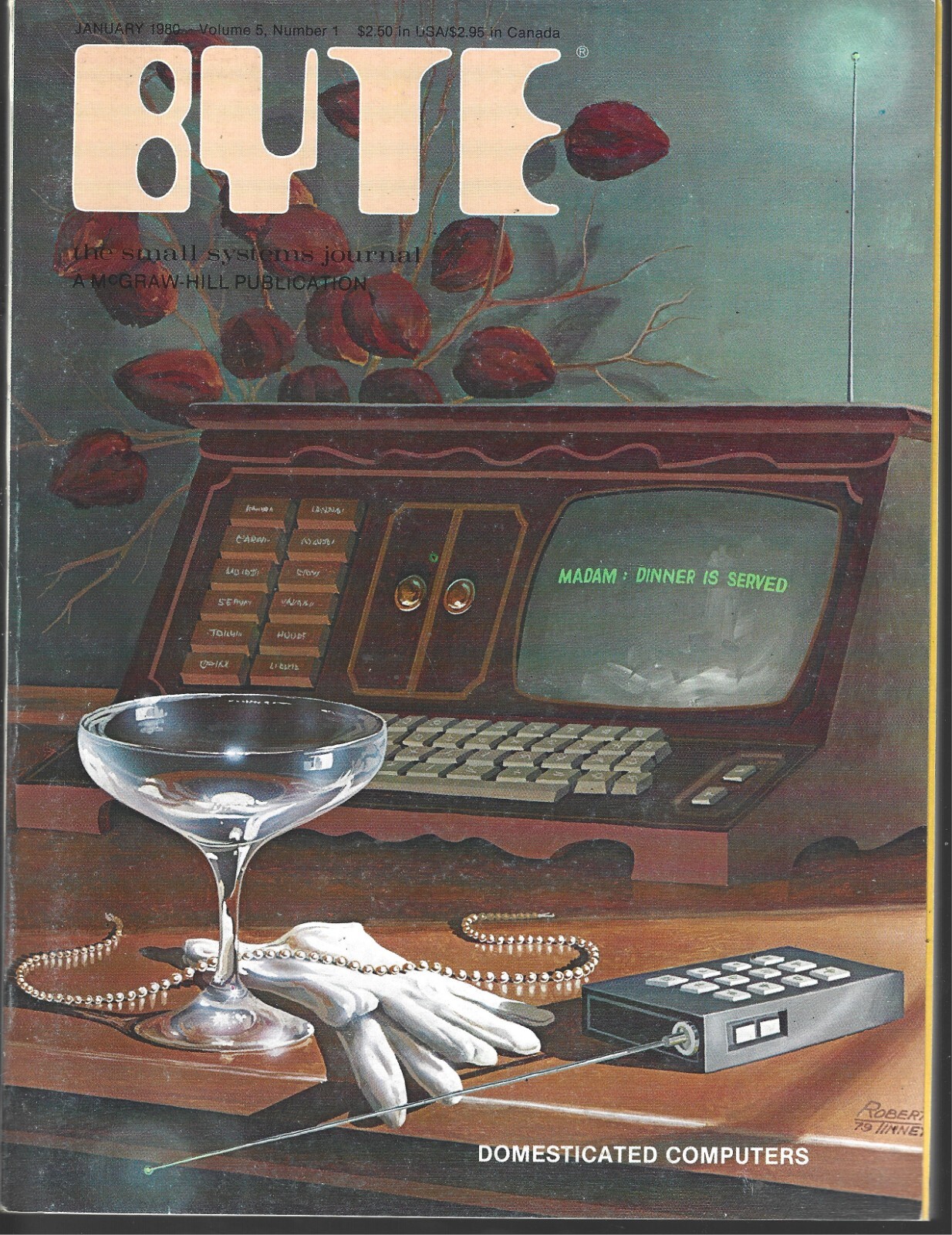 BYTE THE SMALL SYSTEMS JOURNAL MAGAZINE JANUARY 1980 VOL. 5 NO. 1 (FN/VF)