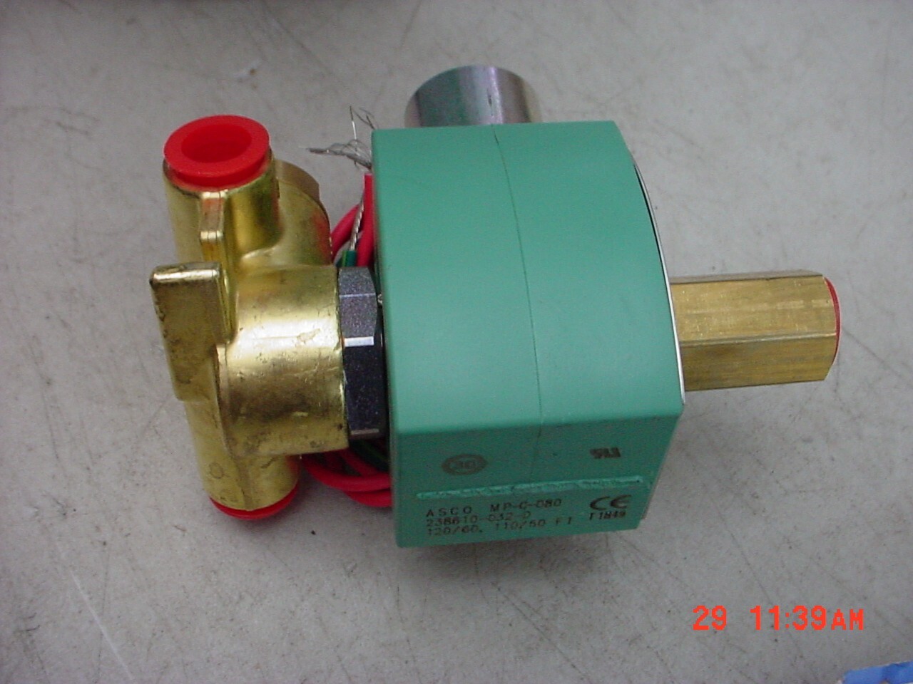 NEW ASCO REDHAT 8317G035 SOLENOID VALVE W/ MP-C-080 COIL 238610-032-D