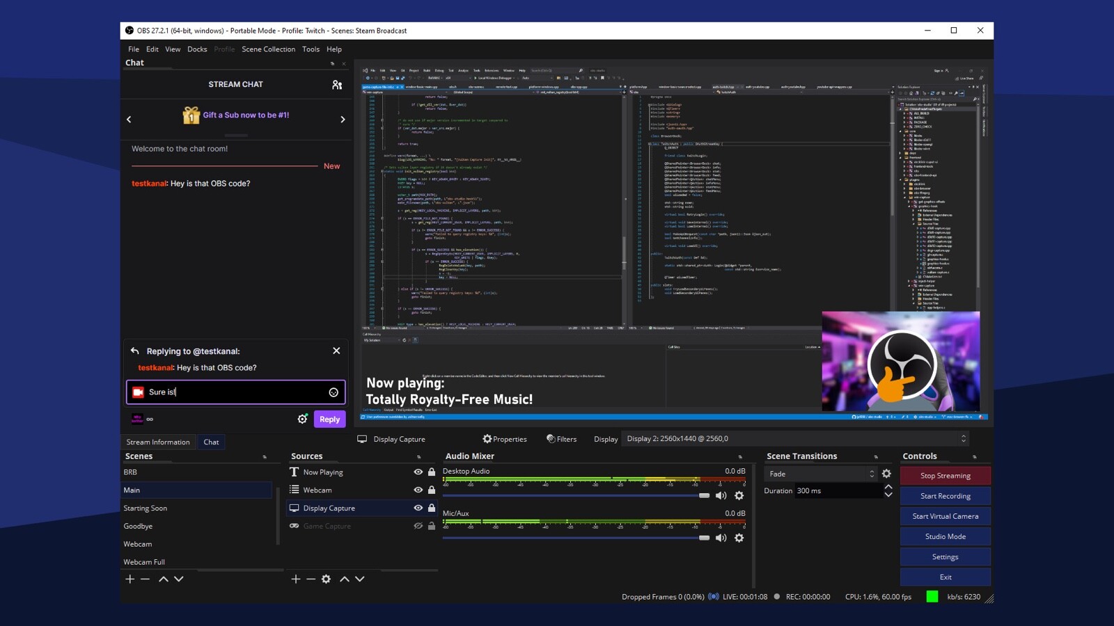 OBS Studio Video Recording | Live Streaming | Screen Recording Software DVD/USB