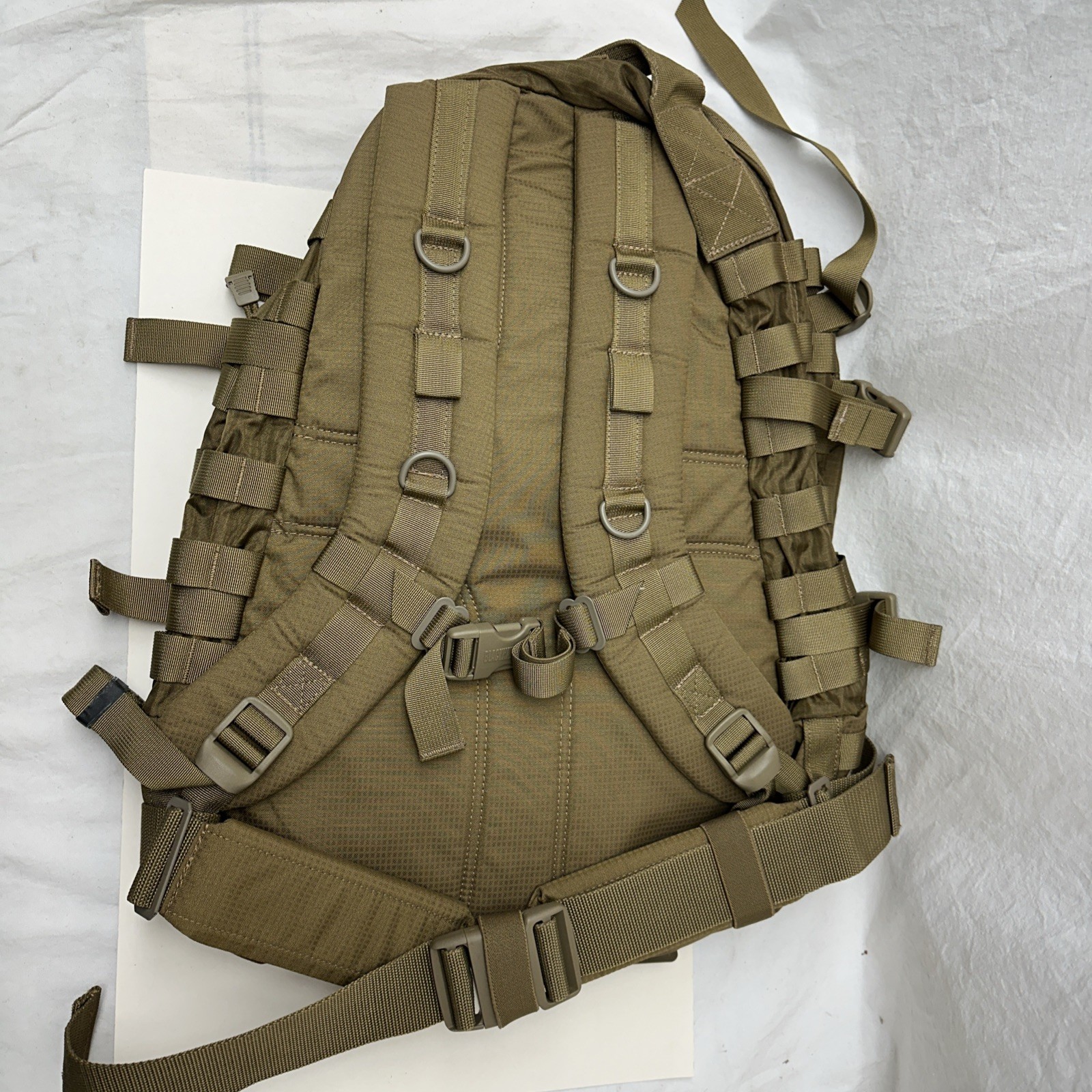 Blackhawk 3 Day Assault Pack Lite Version Coyote Ripstop Nylon Backpack W/ MOLLE
