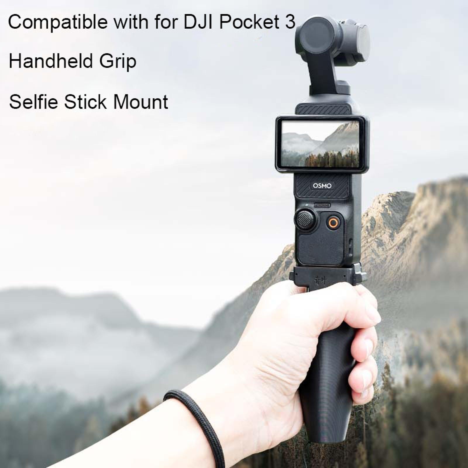 For DJI Osmo Pocket 3 Quick-Release Handle Grip, 3D Printed Extension Mount