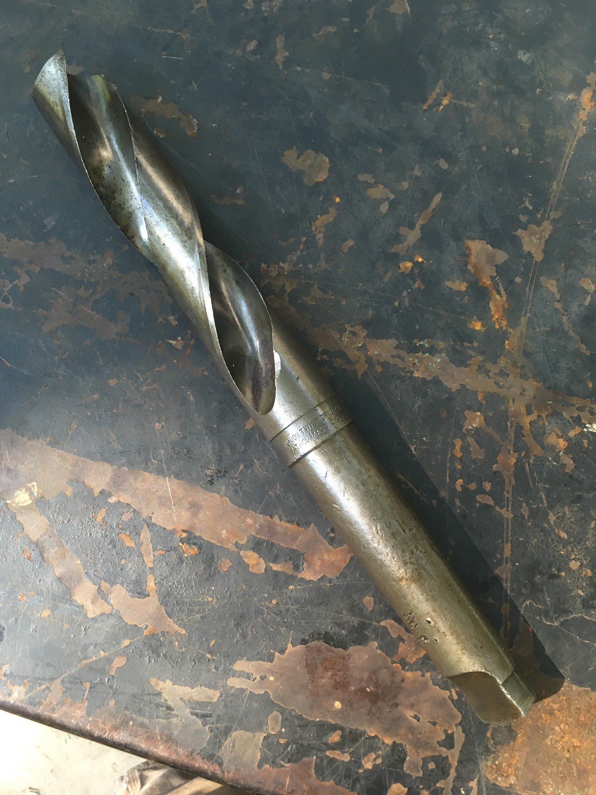 34mm Union Twist Morse Taper 4MT Metric Taper Shank Drill Bit Metal Lathe Radial