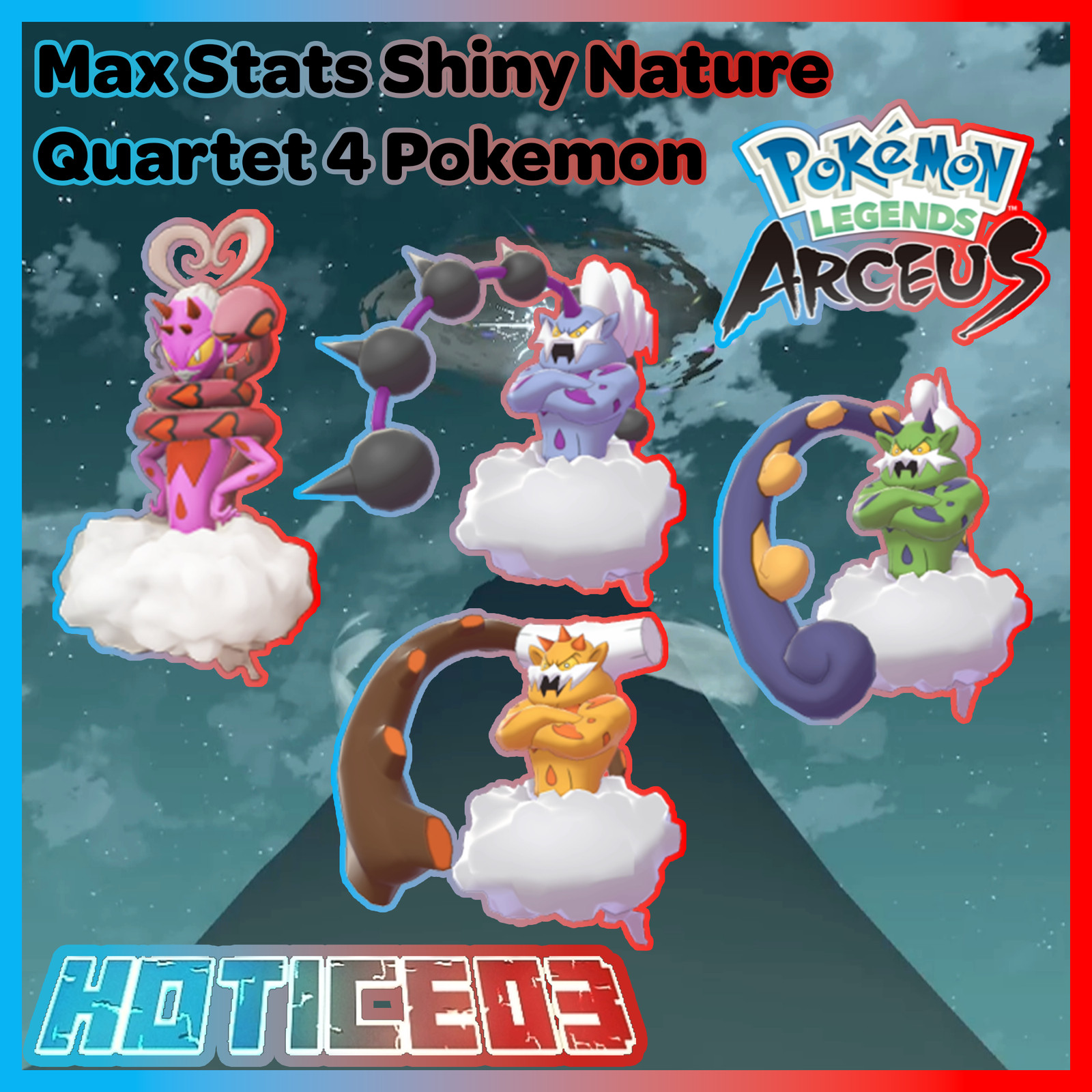 Pokemon Legends: Arceus Shiny Nature Quartet Max Stats