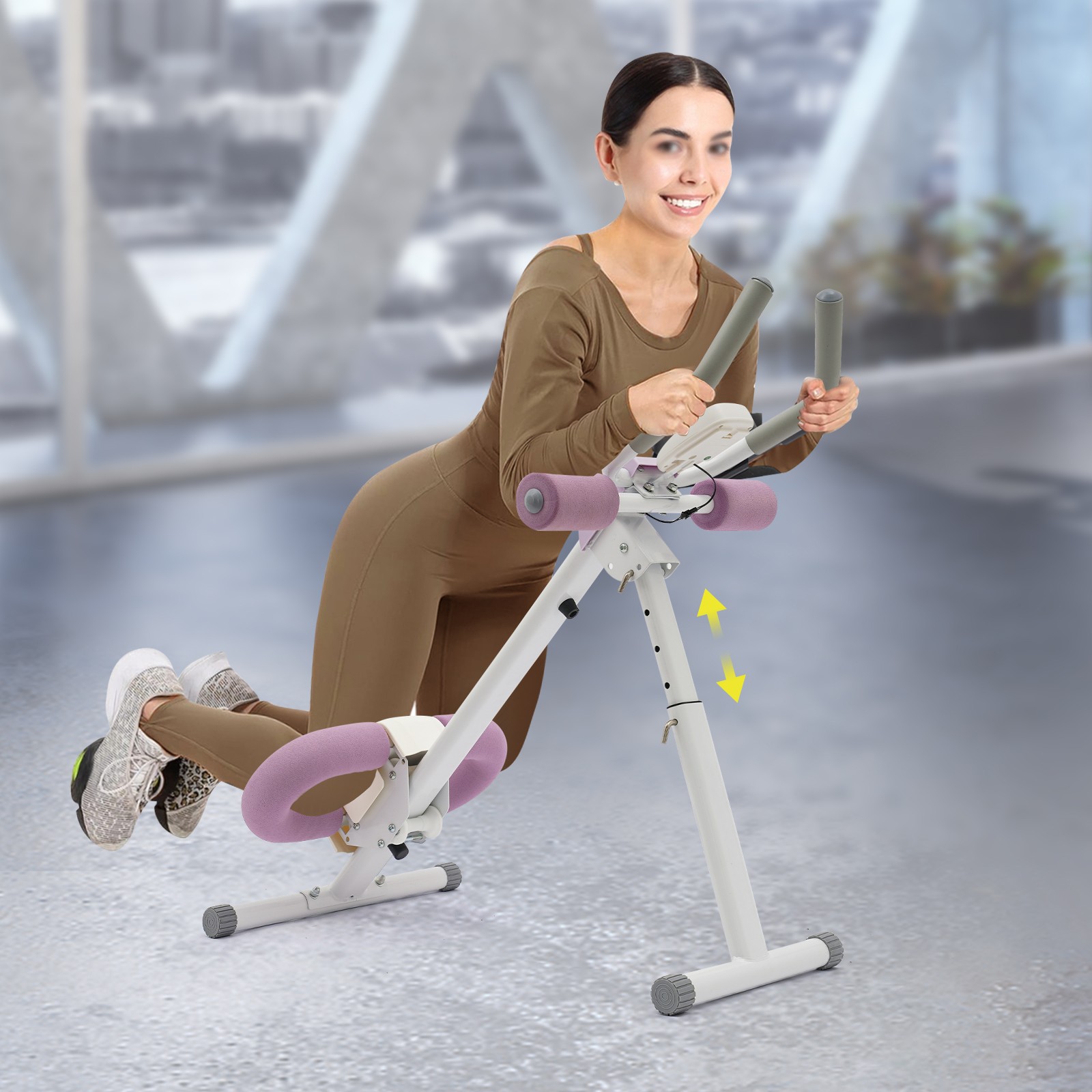 NEW Roman Ab Trainer Abdominal Workout Bench Exerciser Home Fitness Machine
