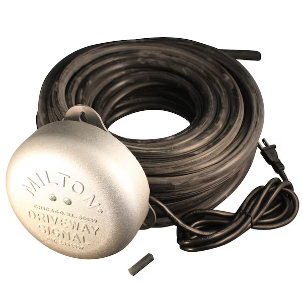 Milton Driveway Signal Bell Kit (bell, hose and end pl) 805 KIT Diecast Aluminum