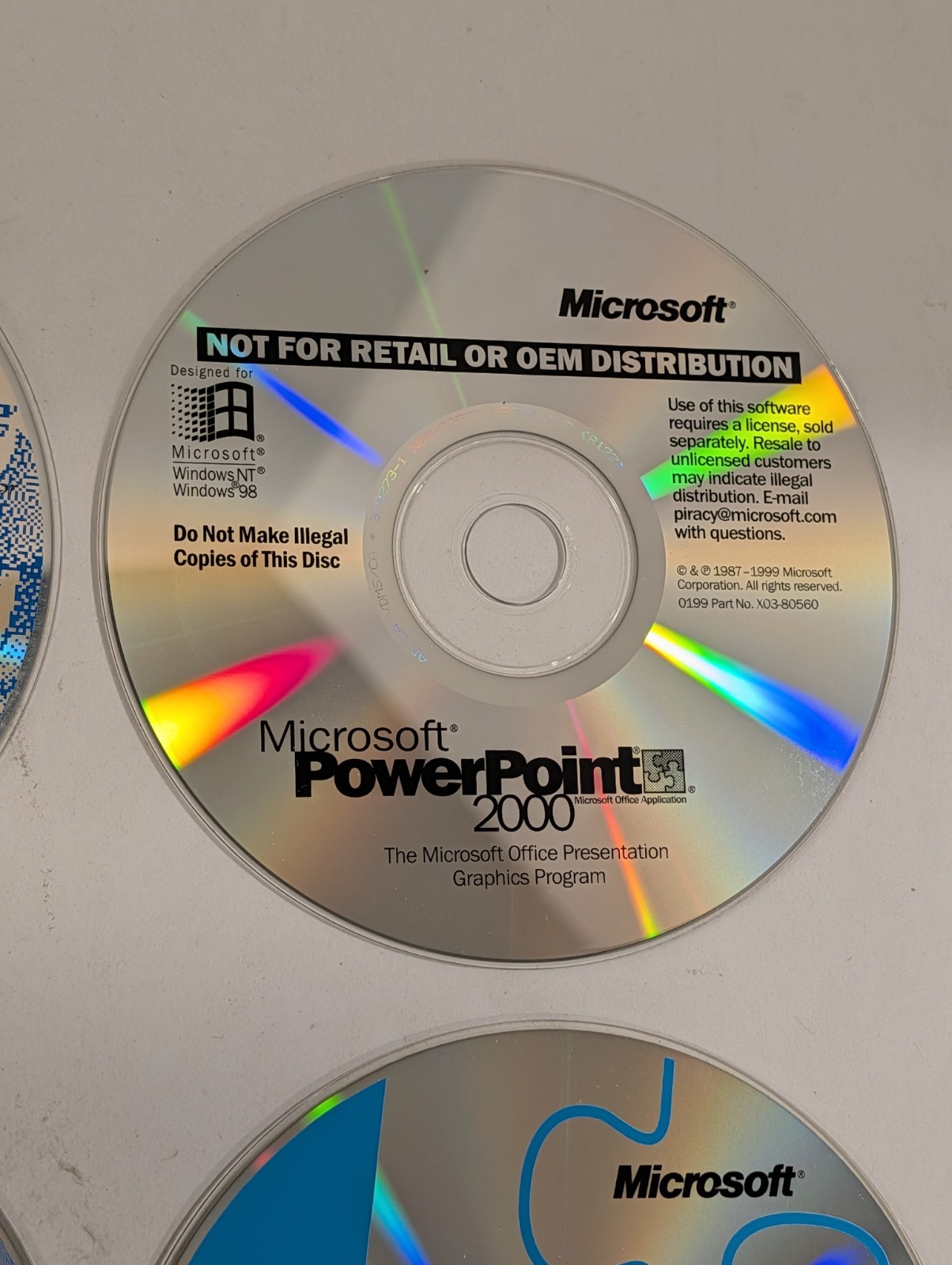 11 Loose Microsoft Windows Software PC CD-ROM Lot | Discs Only