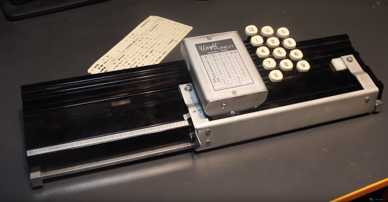 2x VINTAGE MAINFRAME COMPUTER Perforated PUNCH CARDS. IBM 80-column card format