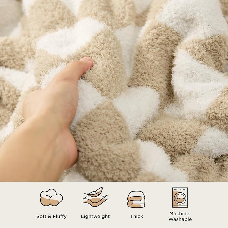 Ultra Soft Cozy Throw Blanket Warm Lightweight Microfiber Decorative Fall Gift